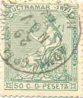 Spanish post offices in abroad (1871)
